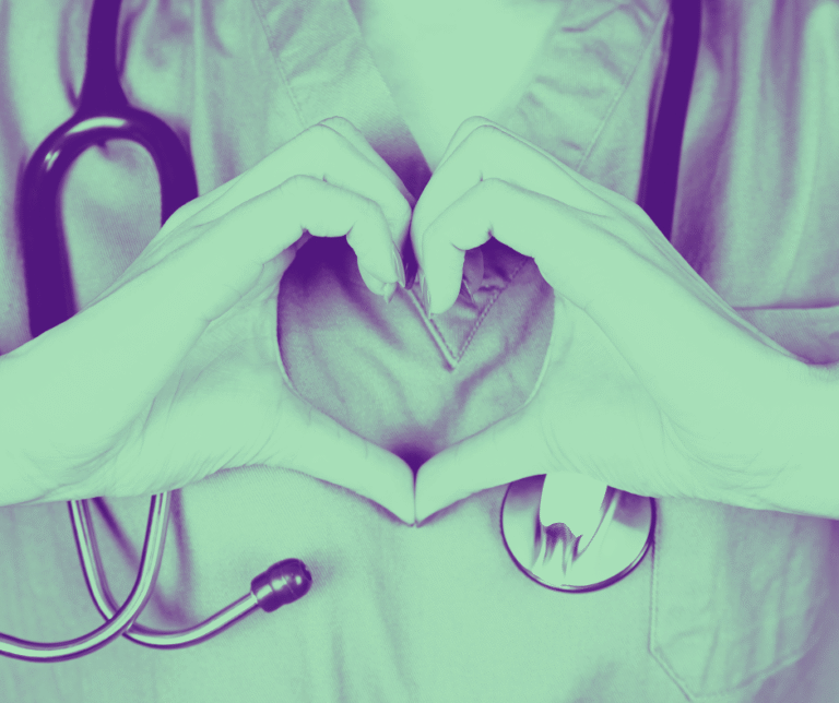 cœur avec les mains illustration